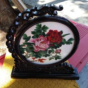 This is a beautiful silk embroidery art